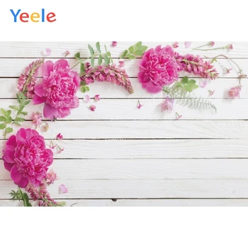 

Yeele Wood Family Portrait Ins Texture Flowers Decor Photography Backdrop Personalized Photographic Backgrounds For Photo Studio