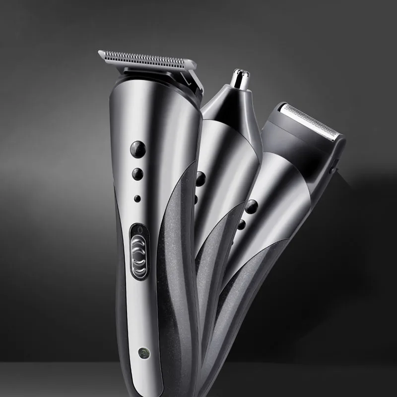 Online Kemei 3 in1 Wiederaufladbare Haar Trimmer Wasserdichte Drahtlose Elektrische Rasierer Bart Nase Ohr Rasierer Haar Clipper Trimmer Werkzeug 5