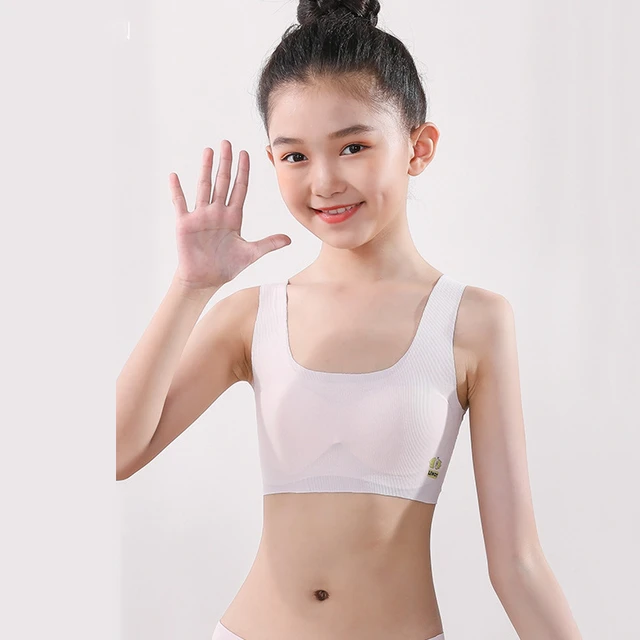 Teenagers Young Girls Seamless Bra One Piece Wireless Underwear For  Students Breast Bralette Top With Pads Wire Free Women Bras - Bras -  AliExpress