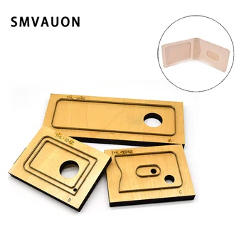 

SMVAUON Slimline metal card cutter die Short Wallet Wooden Die Cutting Diy card bag Dies Suitable For Die-cutting Machines