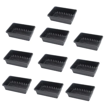 

VIXTMAX 10Pcs/set Succulent Plant Nursery Vegetable Pot Sowing Seedling Tray Garden Supplies