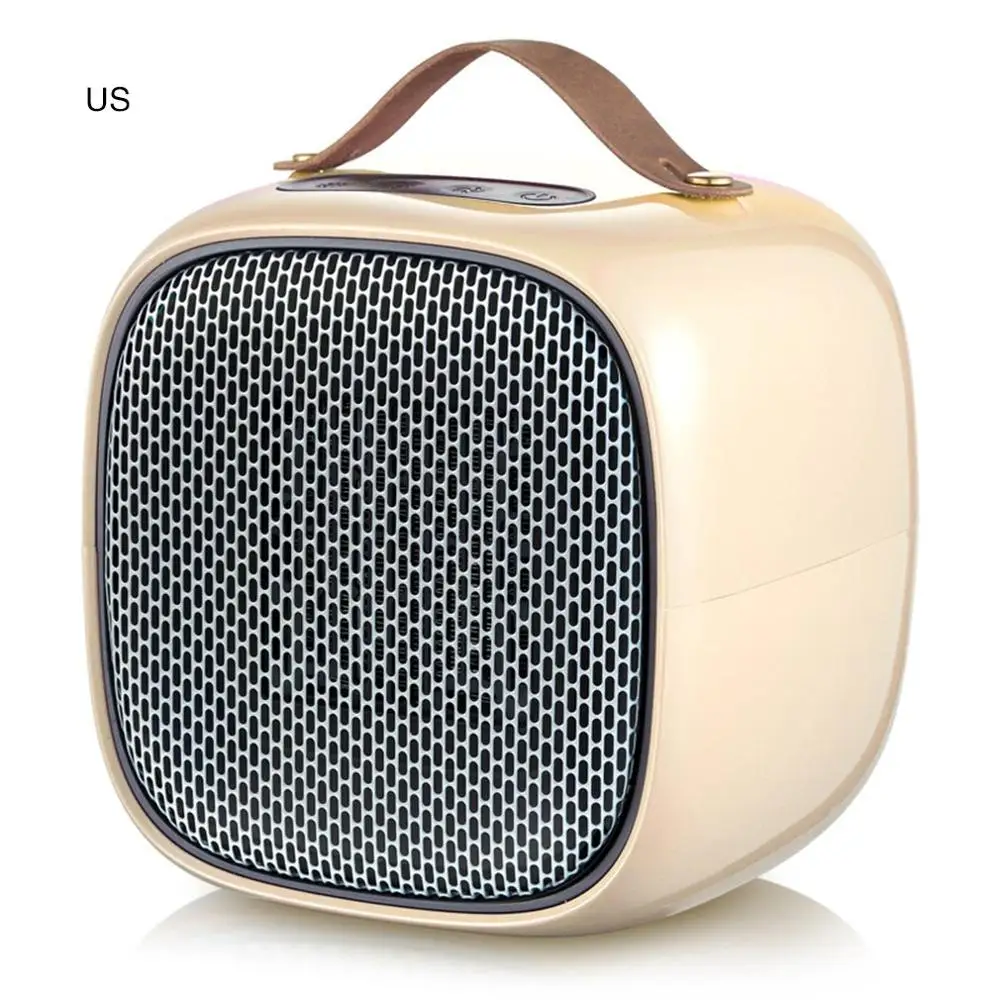 

Smart Mini Heater Home Desktop Small Electric Heater Student Handheld Multi-Function Heater For Bathroom Office Beige White