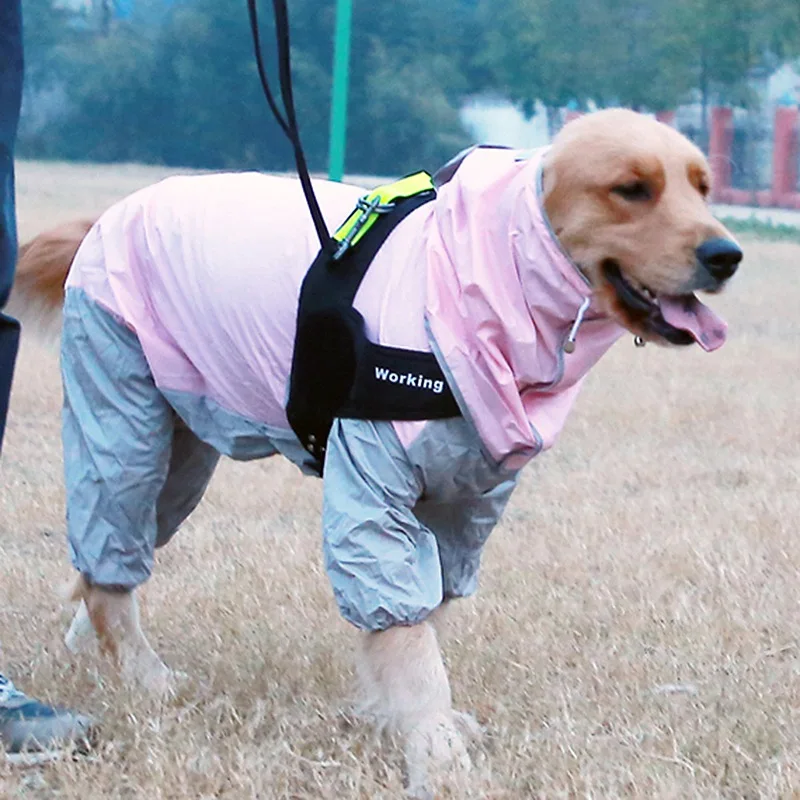 New Dog Raincoat Dog Rain Coat Waterproof Pet Coat for Big Dogs