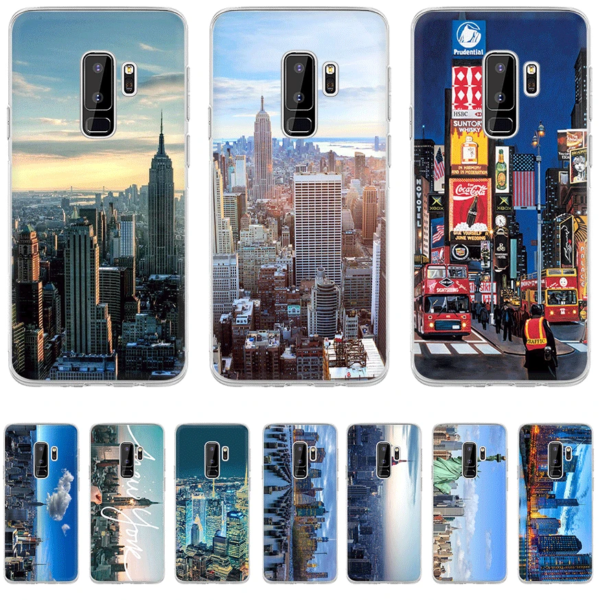 

Mobile Phone Case For Samsung A3 A5 A6 A7 A8 A9 A10 A20 A30 A40 A50 A60 Hard Cover NYC NEW YORK City Landscape