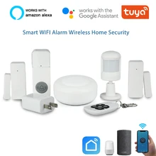 

Tuya Smart WIFI Alarm System for Home Burglar Security PIR Remote Controlled WiFi Alarm Wireless Tuya Smart life App Control