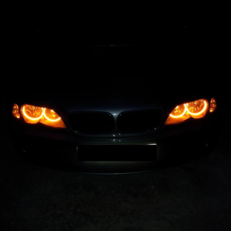 FSYLX SMD СВЕТОДИОДНЫЙ ангельские глазки для BMW E46 без проектора автомобильный e46