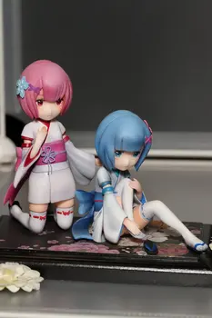 

[In stock] Duzhens White model Garage Kit Re:Life in a different world from zero Lam & REM Infant Edition anime figures GK