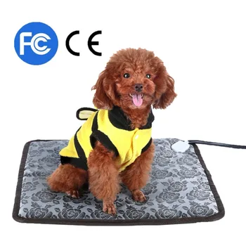 

110V Household Pet Heating Pad Dog Cat Electric Heating Pad Waterproof Adjustable Warming Mat With Chew Resistant Steel Cord