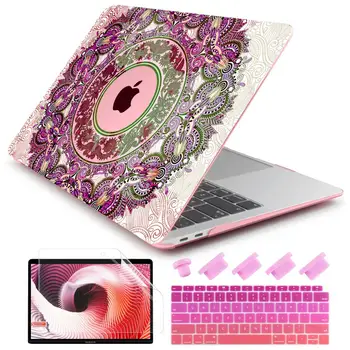 

4 in 1 Set Case For Macbook Air 13.3 11 Pro 13 12 15 Retina Laptop Print Cover 2020 New Touch Bar Keyboard Cover A2251 A2289