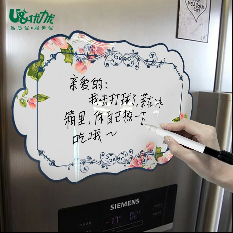 

Force Superior Cartoon Magnetic Refrigerator Sticker Refrigerator Whiteboard Eraser Write Magnetic Message Board