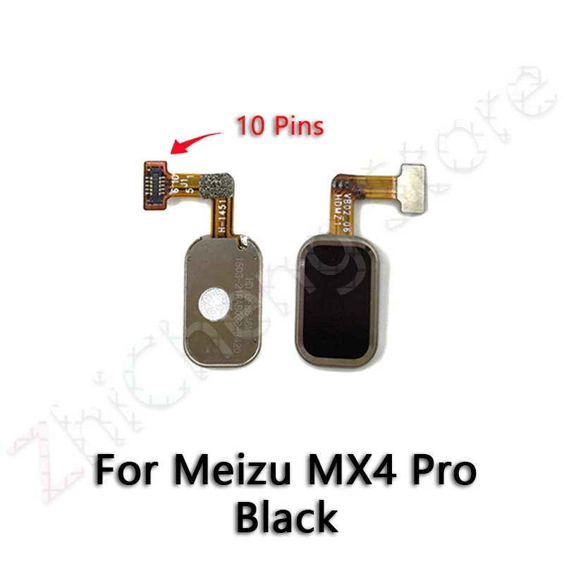 Задняя кнопка домой датчик отпечатков пальцев гибкий кабель для Meizu MX4 MX 4 Pro