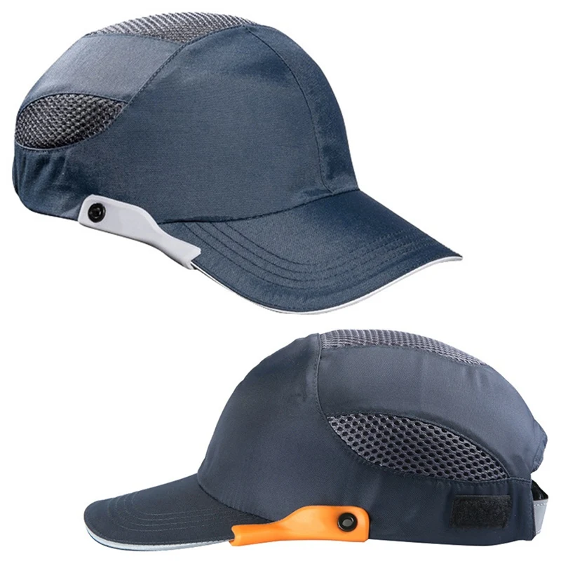 

Men Safety Bump Cap With Reflective Stripes Lightweight and Breathable Hard Hat Head Protection Cap