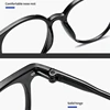 Transparent Tea Vintage Women Short-sight Eyeglasses KY959 Big Frame Oval Prescription Spectacles Diopter 0 -50 -100 To -600 5