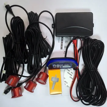 

Car LED Parking Reverse Backup Radar Monitor Detector Display System Buzzer NJ88