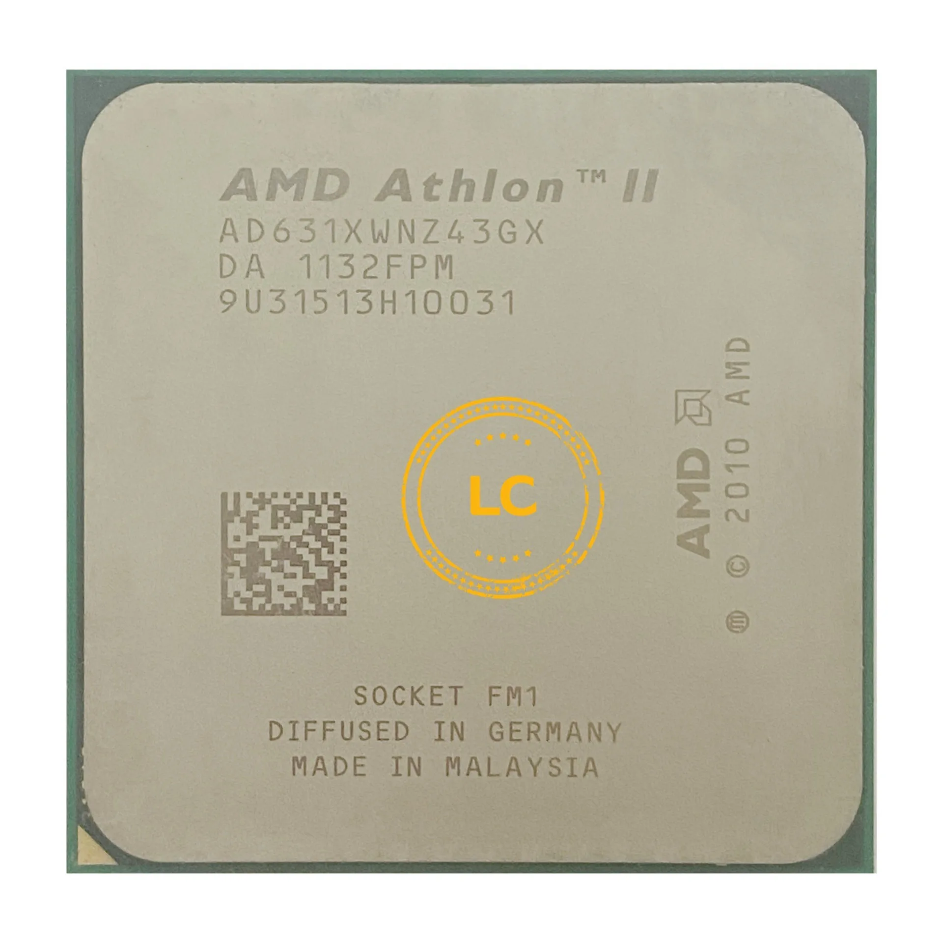 AMD Athlon II X4 631 2.6GHz 4x1 MB L2 Cache Socket FM1 100W Quad-Core Desktop Processor Retail AD631XWNGXBOX 