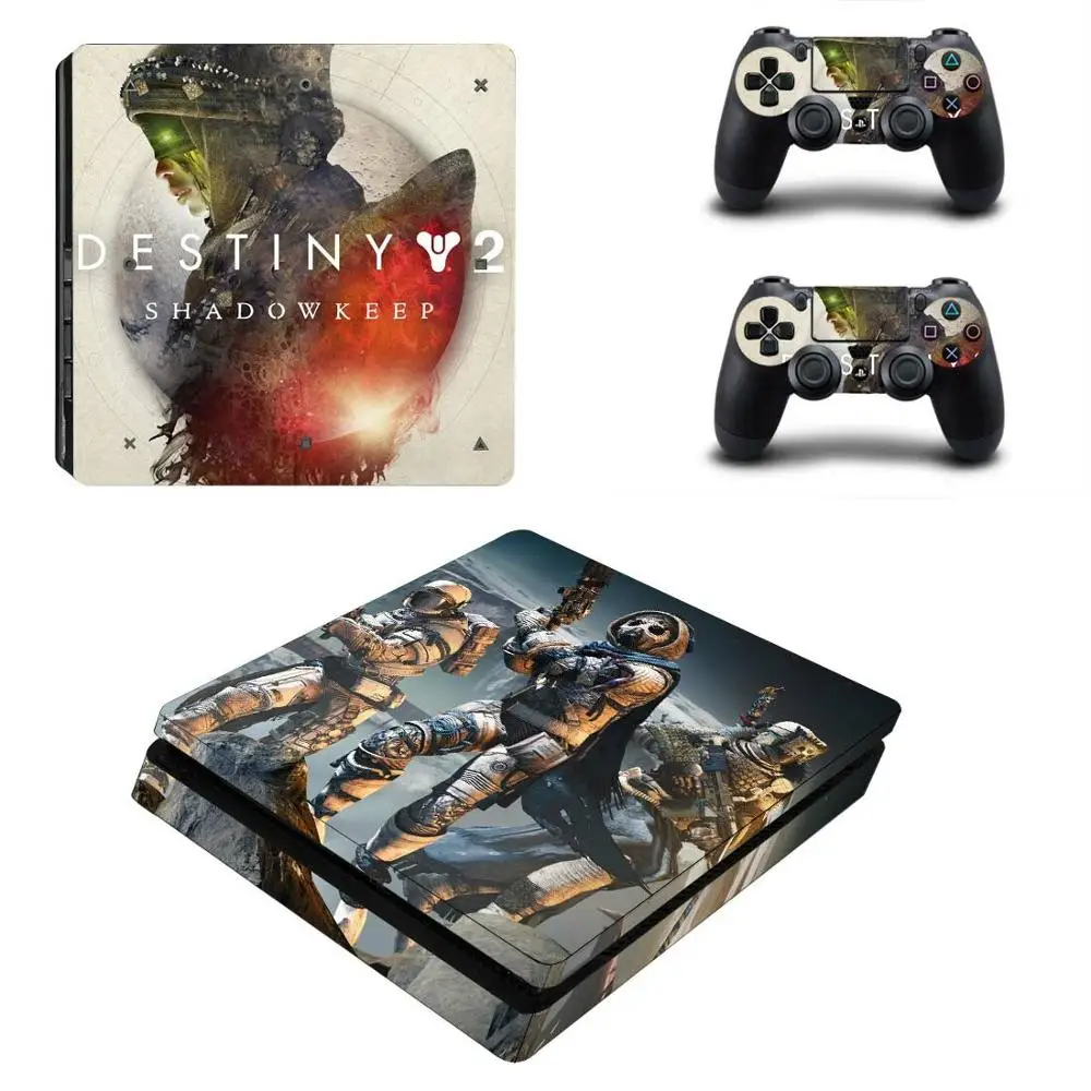 Destiny 2 Shadowkeep PS4 тонкая кожа Наклейка для playstation 4 консоль и контроллер PS4 тонкая кожа Наклейка виниловая