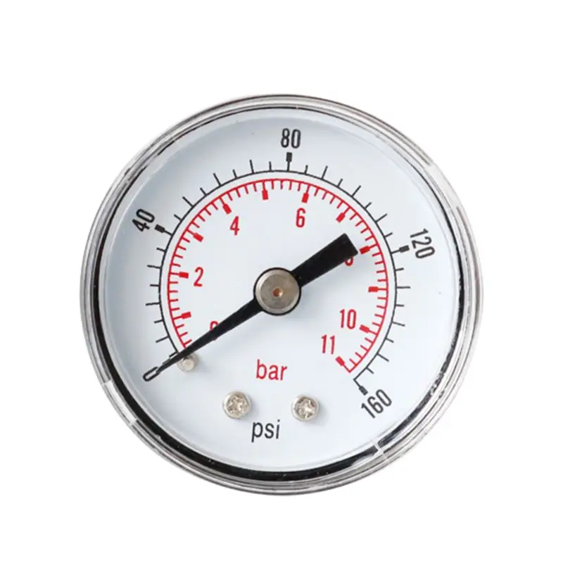 160psi Манометр 40 мм 1/8 BSPT задний 15-300 PSI& Bar для воздушного газа Wate топлива Y98E - Цвет: 160psi