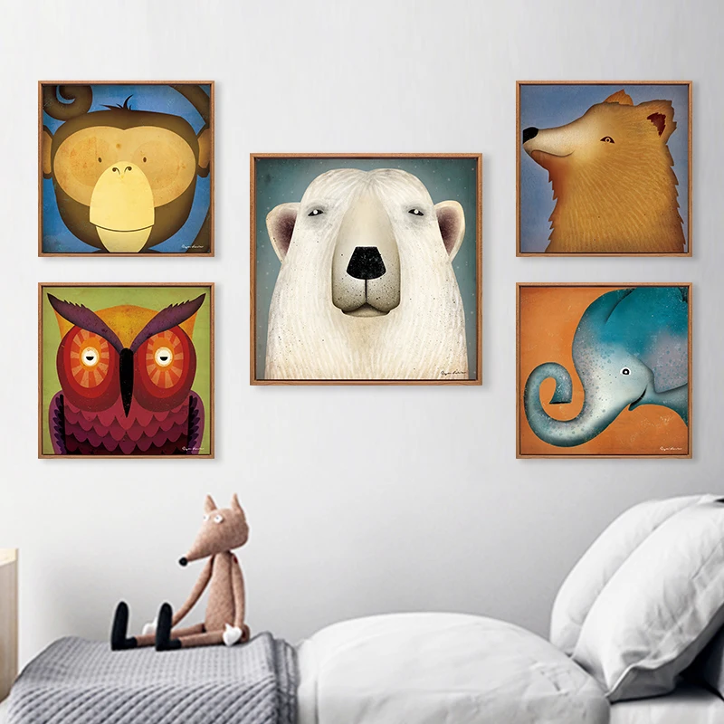 

5D DIY Diamond Painting Cartoon Animal Mosaic Embroidery Panda Owl Cross Stitch Embroidery Crafts Home Decor Kids Room Gift