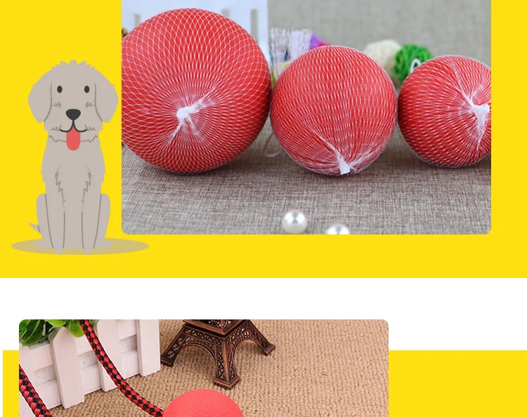 Pet Teddy Puppy, средний и большой размер, игрушка для собак, устойчивая к укусам, мяч, тренировочный Твердый эластичный мяч, золотистый ретривер, игра, собака, молярная