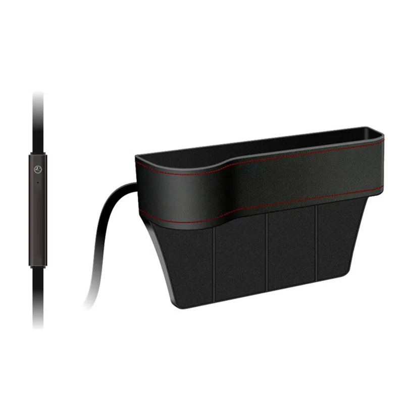 Wireless Car Charger Seat Slit Crevice Storage Charging Station Box for Vehicle GDeals