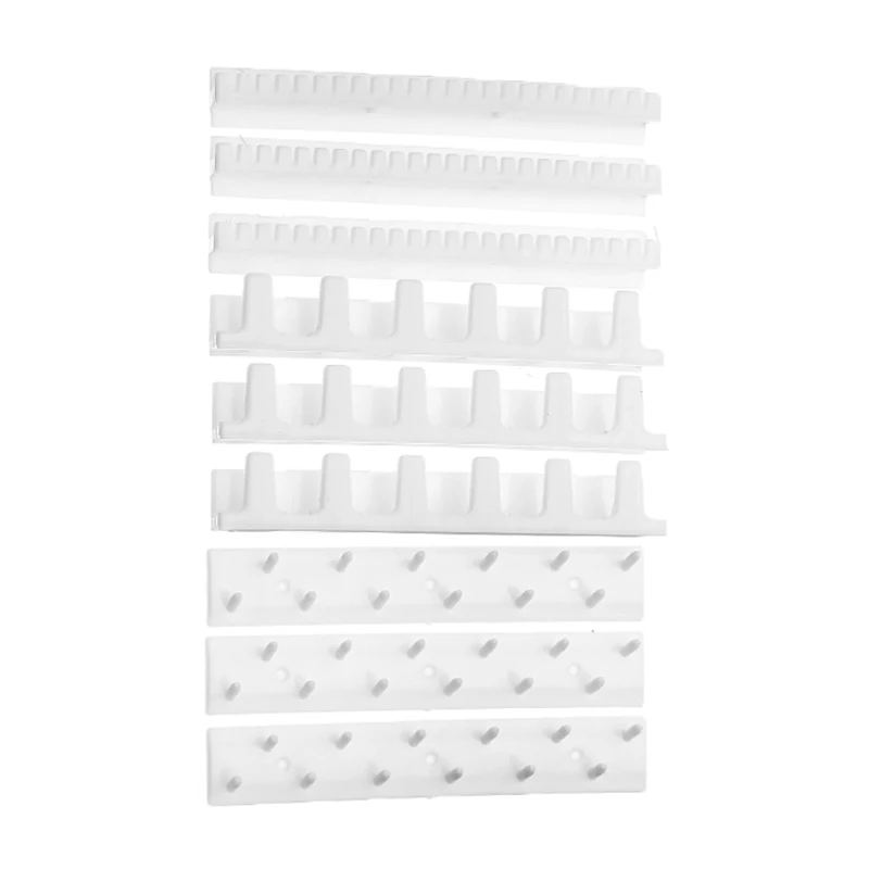 

9pcs/set Adhesive Earring Ring Jewelry Display Hanging Hanger Holder Rack Sticky Hooks Organizer Display Stand Storage Holder