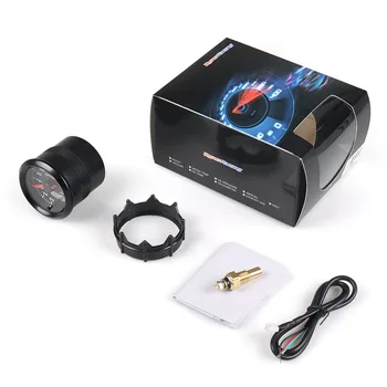 

ABS Water Temperature Gauge High-speed Stepping Motor Pointer LCD Double 52 Mm