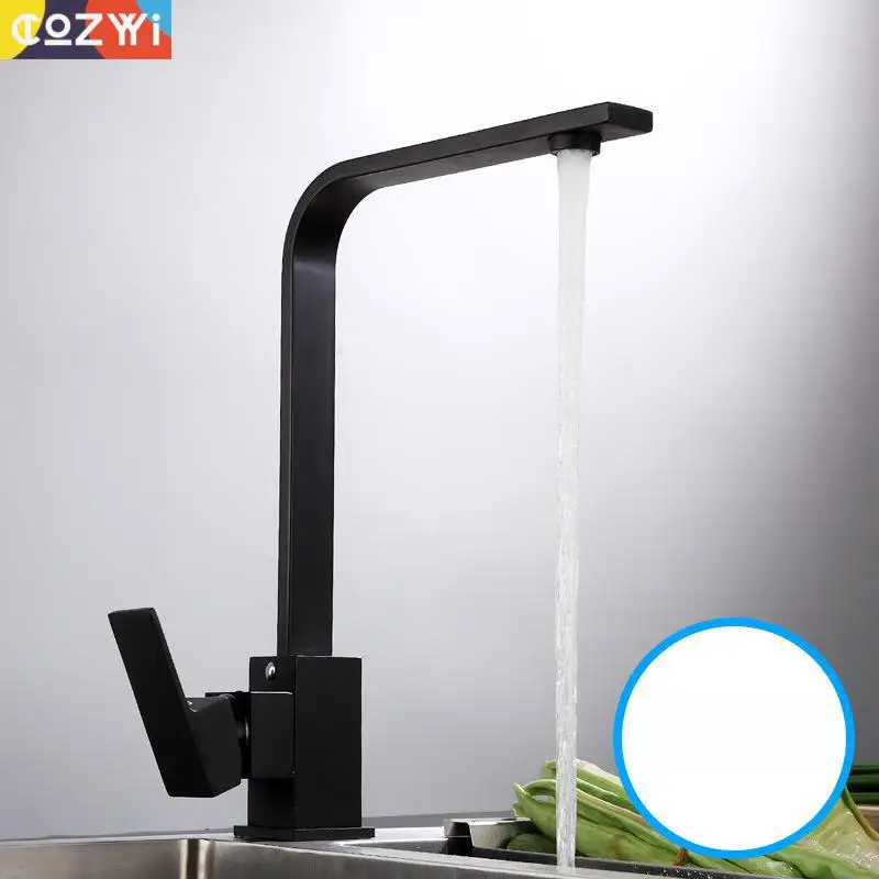 Blackend Кухонные смесители на бортике кран для раковины теплой и холодной воды Torneira Cozinha латунь кухонная раковина кран