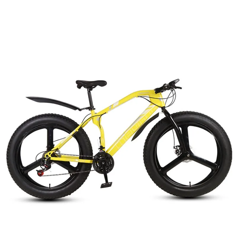 Direct sales snowmobile beach bike 26 inch double disc brake wide tire off-road variable speed bike adult mountain bike A0068 Direct sales snowmobile beach bike 26 inch double disc brake wide tire off-road variable speed bike adult mountain bike A0068