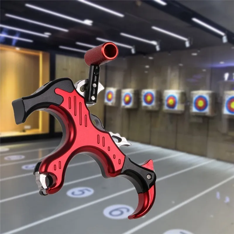 

Bow Release Aid 3 Finger Thumb Caliper Trigger Grip For Men Women Outdoor Hunting Training Practice Release Aid