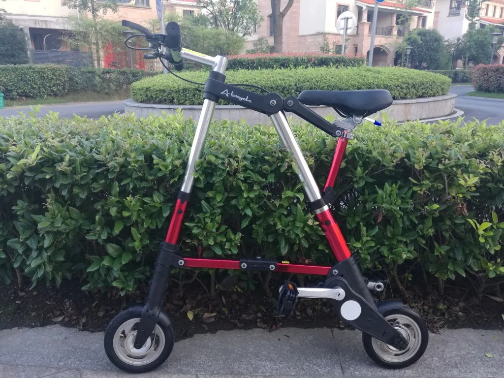 Лидер продаж гироборд с колесами 8 дюймов складной велосипед надувные колеса ABIKE ультра-светильник портативный мини складной велосипед