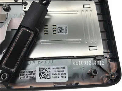 Для Dell Latitude E5480 клавиатура с вырезами под ладонь верхняя крышка чехол с считывателем отпечатков пальцев тачпад A16724