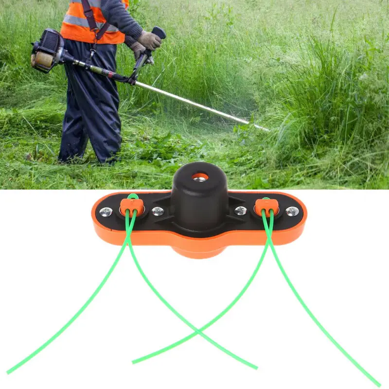 Trimmer Head Universal ABS Grass Cutter W/ Line String Brush Cutter