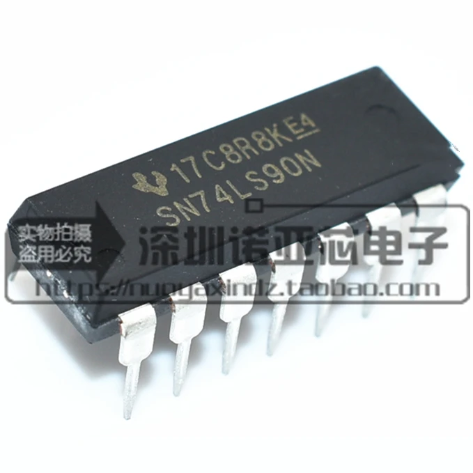 10 шт./лот, запас SN74LS90N 74LS90 DIP-14, счетчик после запятой