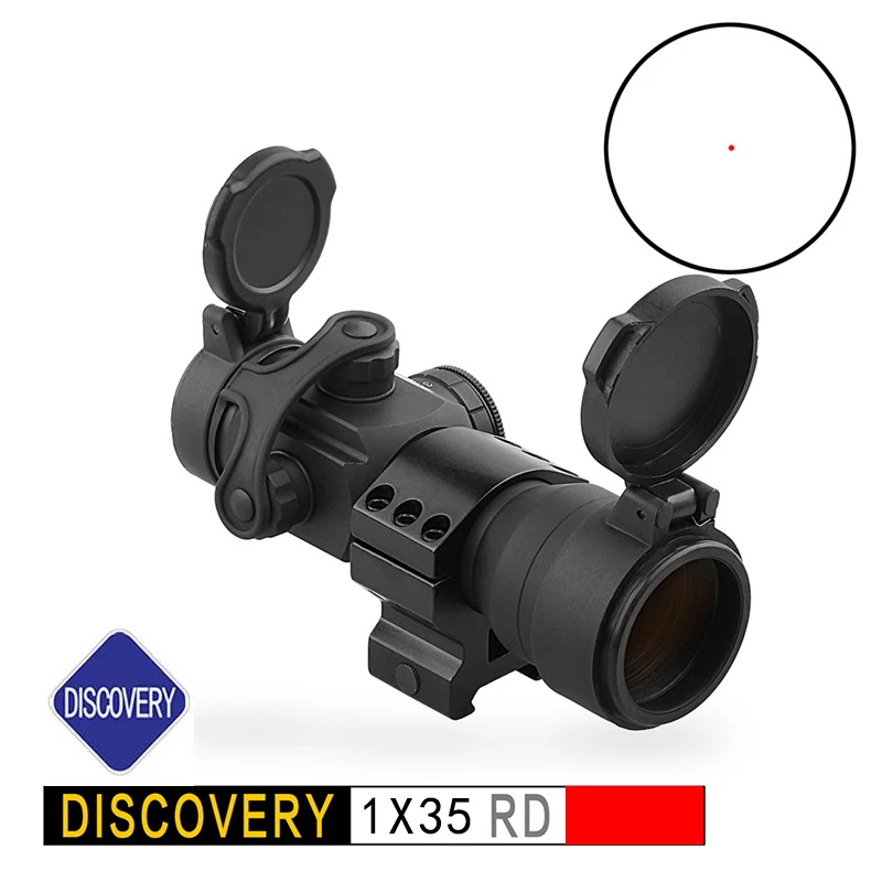 Красный точечный прицел 1X35 RD голографический прицел подходит 20 мм Пикатинни стрельба оптические прицелы для охоты на открытом воздухе