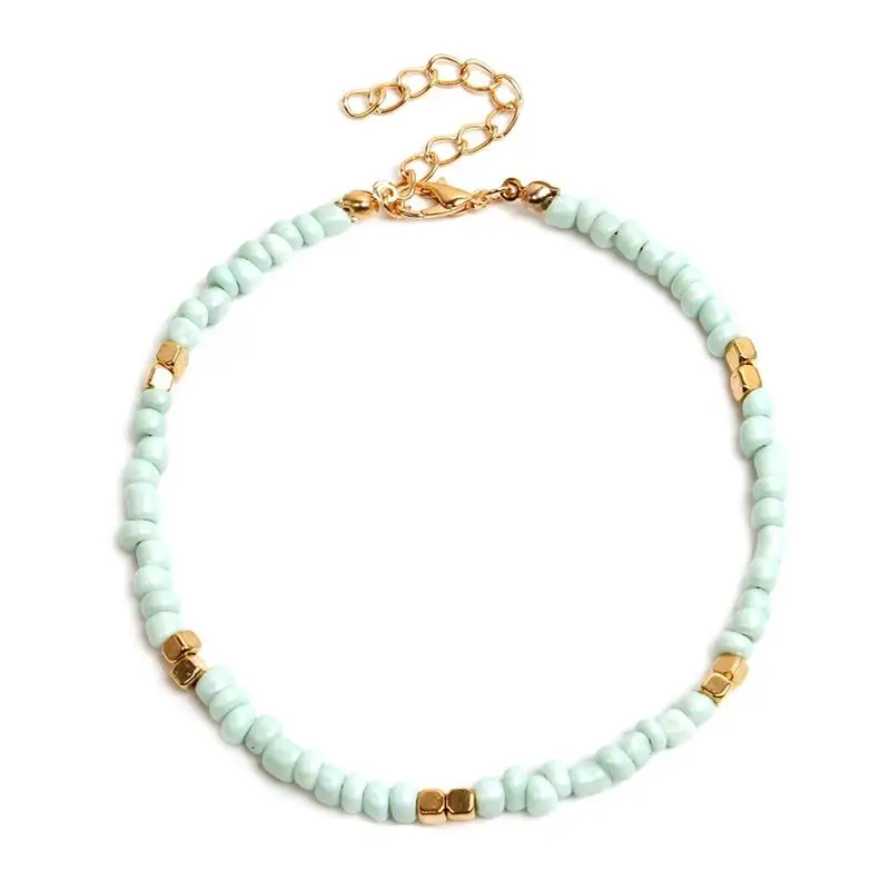 1pc Creative Bohemian Style Women Anklet Adjustable Fashion Handmade Beach Ankle Bracelet Beaded Anklet Jewelry Accessories 1pc Creative Bohemian Style Women Anklet Adjustable Fashion Handmade Beach Ankle Bracelet Beaded Anklet Jewelry Accessories