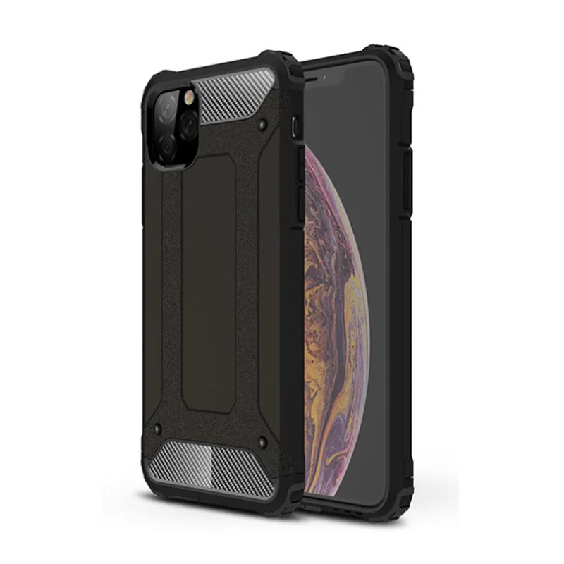 

Rugged Layer Armor Case for iPhone 11 Pro Max 2019 5S 5 Se 6S 6 7 8 Plus X XR XS Max Case Heavy Duty Shockproof Case