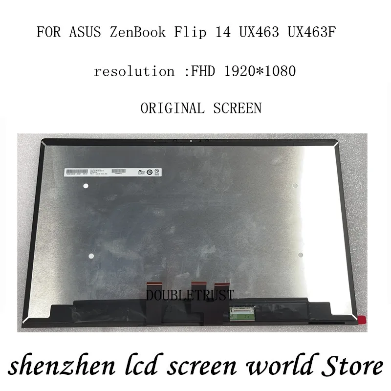 FHD оригинальная замена 14 ''для ASUS ZenBook Flip UX463F UX463FA UX463FL UX463 ЖК-экран в сборе 1920x1080