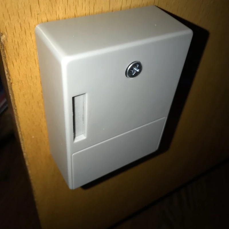 2 шт. Невидимый RFID открывающаяся интеллектуальная сенсорная Блокировка шкафа шкафчик шкаф ящик обувного шкафа дверной замок электронный Темный L