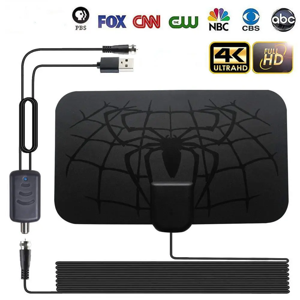 Digital HDTV Spider VHF UHF Antenna 4K