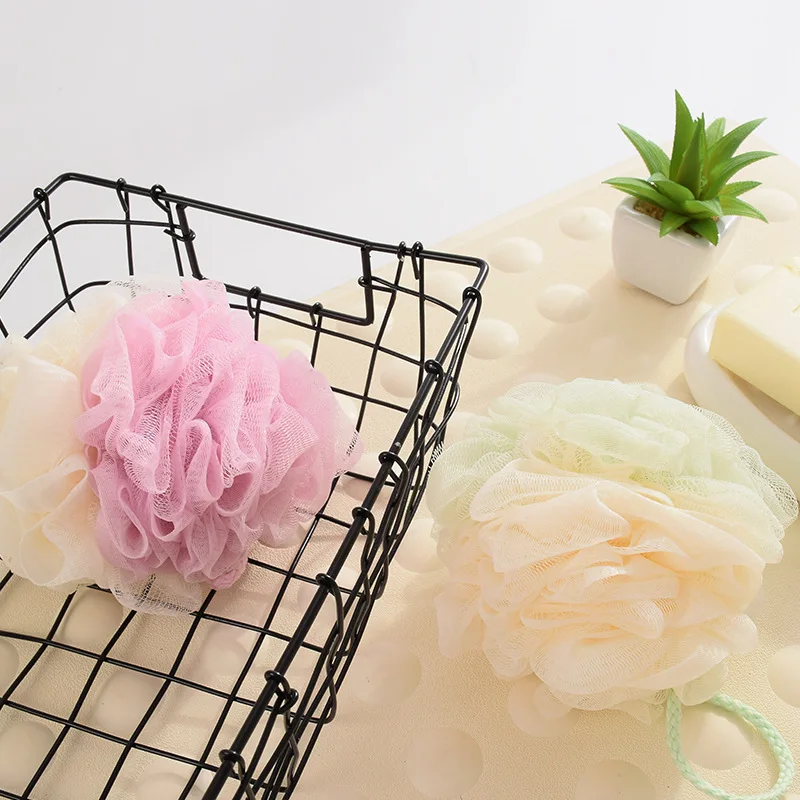 Elegant Family Loofah Ultra Large Super Soft Mesh Sponge Manufacturers Supply Genuine Product Double Color Joint Bath Supplies W