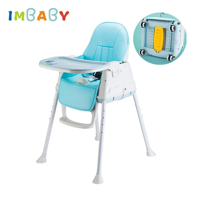 IMBABY детский обеденный стул высокий стул для детей Детский обеденный стул для кормления стол регулируемый обеденный стол