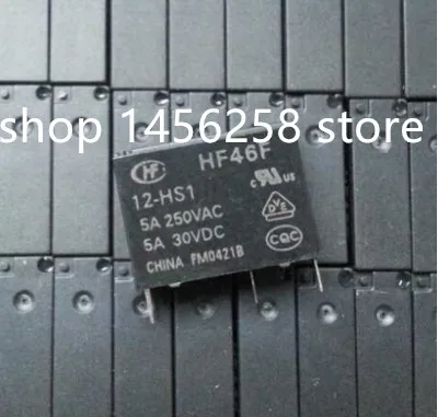 5 шт. 4PIN HF46F-024-HS1 HF46F-012-HS1 HF46F-005-HS1 HF46F 24-HS1 5 12-5A250VAC генератор импульсов марке neue