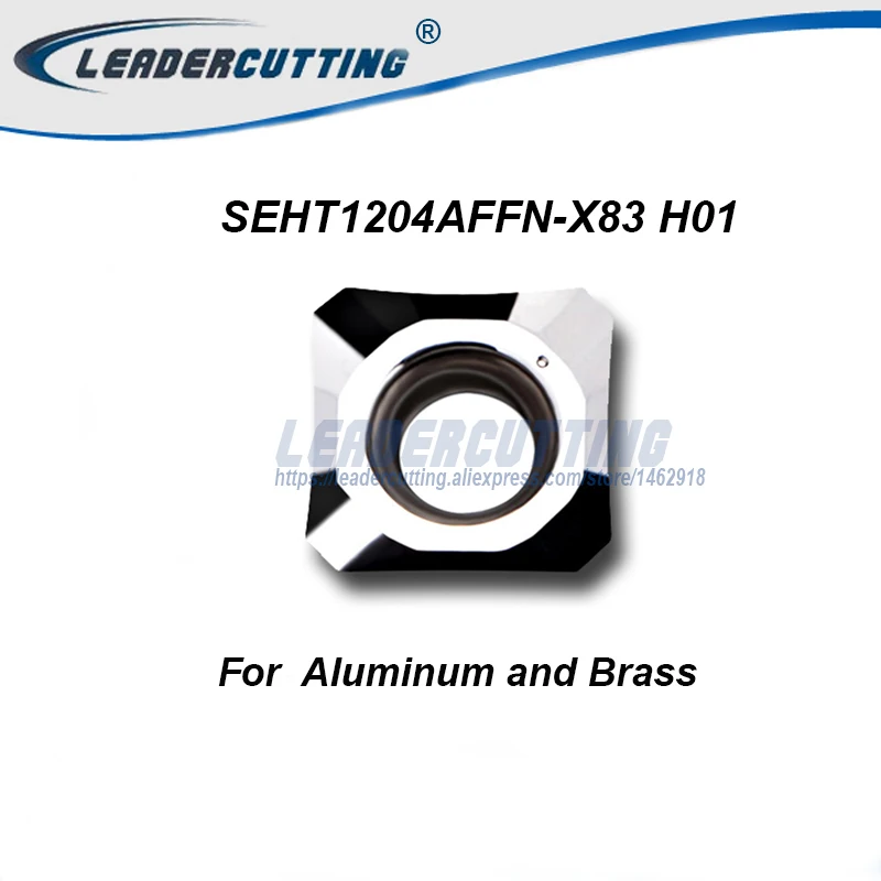 Фрезерные Вставки для торцевой фрезы фрезерные лезвия SEHT1204 R6 алюминия и латуни
