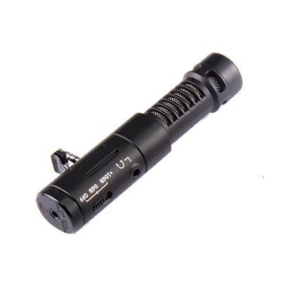 Black OGV микрофон для студийной записи микрофона 3,5 мм штекер+ микро-usb зарядный микрофон для камеры телефона DSLR DV Youtube Vlog - Цвет: Black