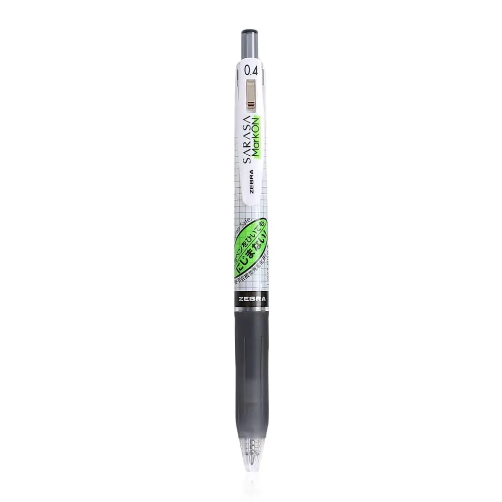 1 шт. 0,4 мм/0,5 мм zebra JJ77-BK Sarasa гелевая ручка быстрый сухой пресс нейтральная ручка для студенческого письма Kawaii пресс тип Kawaii канцелярские принадлежности - Цвет: 0.4mm