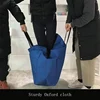 Unisex Large Capacity Folding Duffle Bag Travel Clothes Storage Bags Zipper Oxford Weekend Bag Thin Portable Moving Luggage Bag 3