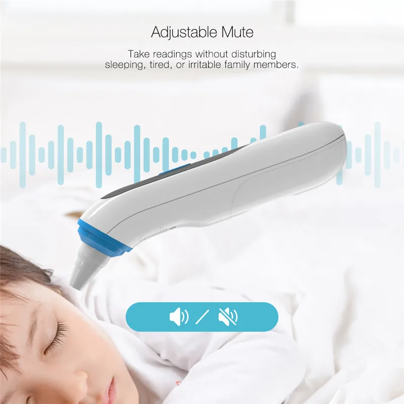 DIGOO DG-PC809 термометр для ушей и головок цифровой инфракрасный височный термометр мгновенное точное чтение медицинский для температуры