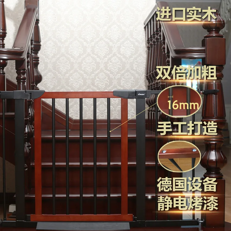 

Hard Fence Pet Dog Dog Dog Dog Dog Dog Door Gate Fence Solid Wood Indoor Fence Isolation Door General Tiemu 1 Non-punching Bar