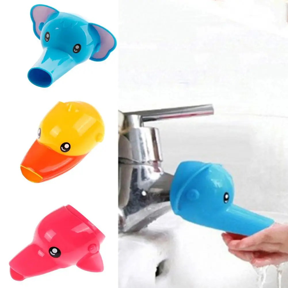 

Kuulee Faucet Extender Children Cute Cartoon Figure Faucet Extender for Toddler Kid Hand Washing plastic cartoon