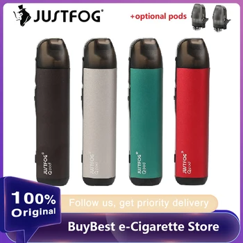 

NEW Original JUSTFOG QPOD Kit E-cig Vape Kit with 900mAh Battery & 1.9ml Pod & 1.6ohm OCC Bottom Coil Vs JUSTFOG Q16 Pro Kit